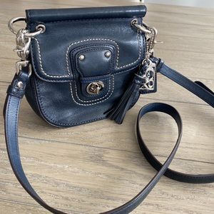 Coach Mini Willis in Navy and Card Case